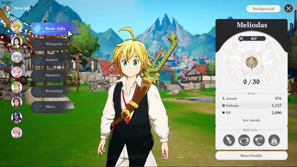 The Seven Deadly Sins: Origin Accounts [EUROPE]Lv 2 Fresh Starter|2 SSR|Meliodas,Guila &  image 11
