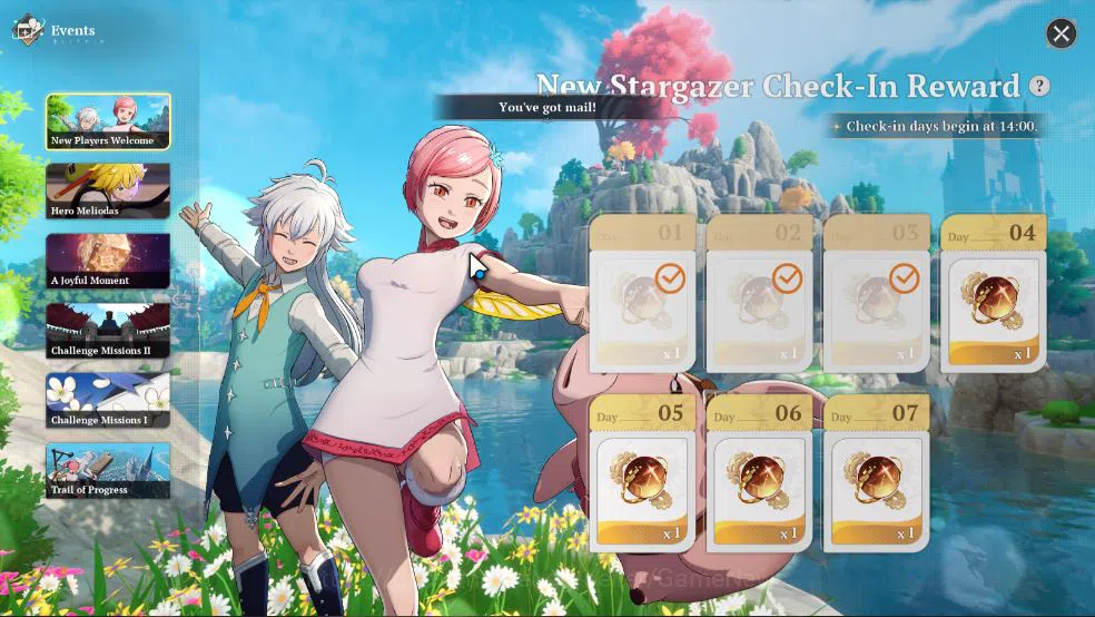 The Seven Deadly Sins: Origin Accounts [EUROPE]Lv 2 Fresh Starter|2 SSR|Meliodas,Guila &  image 8
