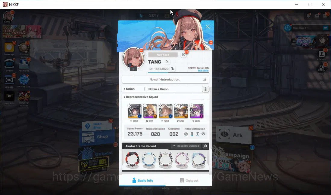 Global|9 SSR|Gems 36K|Milk,Chime,Bready,Clay,Phantom,Rosanna,Admi,Frima,Cocoa|Power 23K|LogInfinite|CheckSS(GOV938) Goddess of Victory: Nikke Starter Global|9 SSR|Gems 36K|Milk,Chime,Bready,Clay,Phant image 1