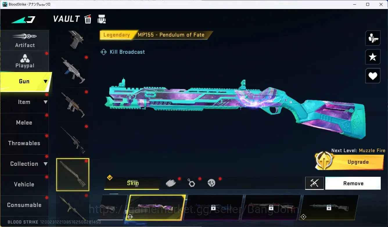 Blood Strike Accounts ASIA|1 Eternal Gun Desert Eagle|2 Collab Gun [TR]| image 11