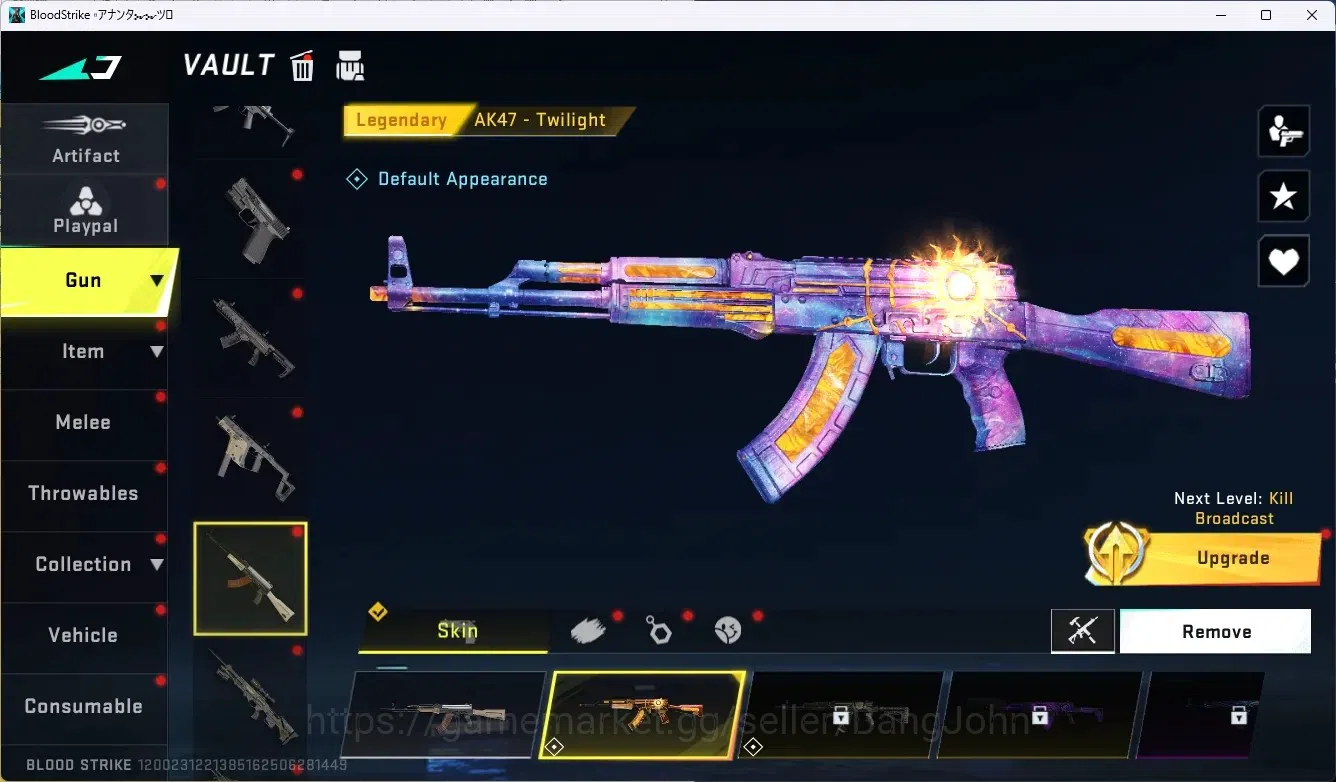 Blood Strike Accounts ASIA|1 Eternal Gun Desert Eagle|2 Collab Gun [TR]| image 6
