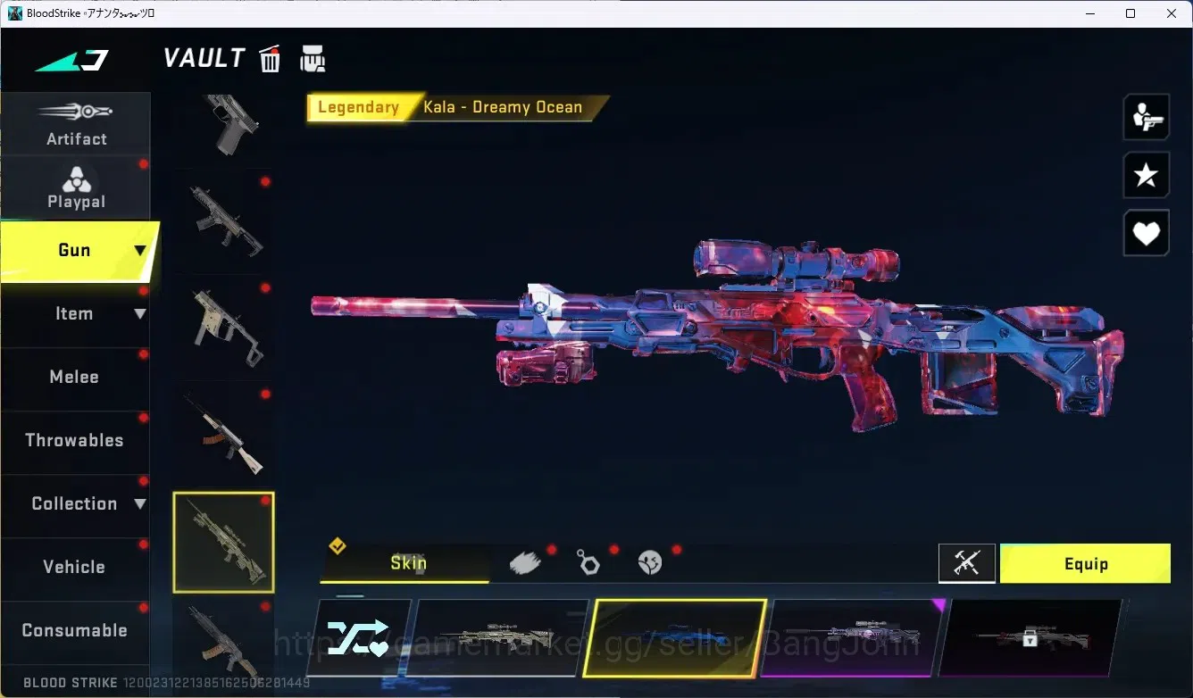 Blood Strike Accounts ASIA|1 Eternal Gun Desert Eagle|2 Collab Gun [TR]| image 7