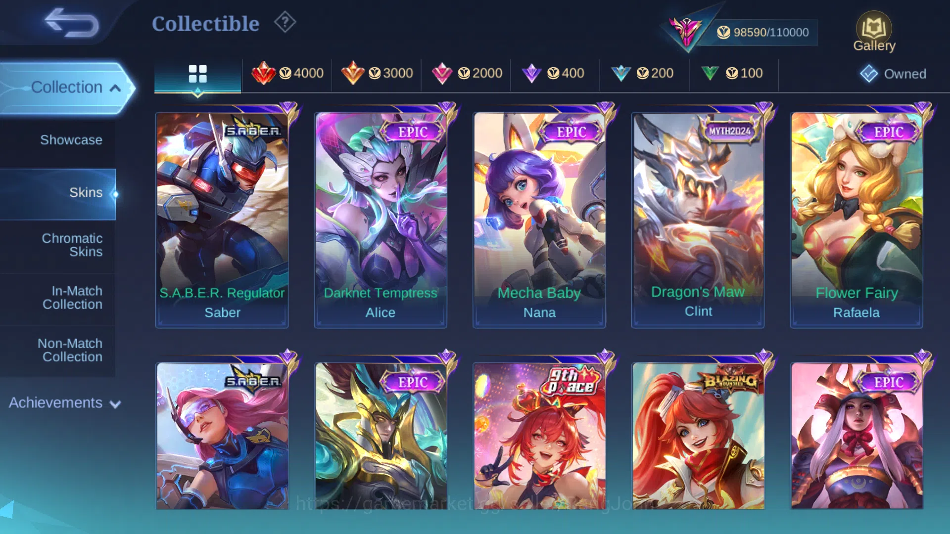 Mobile Legends: Bang Bang Accounts Hero 131 | Skin 328 | Legend Franco | Kof Gusion | image 11