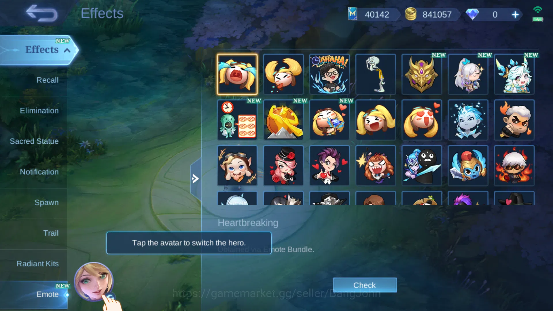 Mobile Legends: Bang Bang Accounts Hero 131 | Skin 328 | Legend Franco | Kof Gusion | image 5