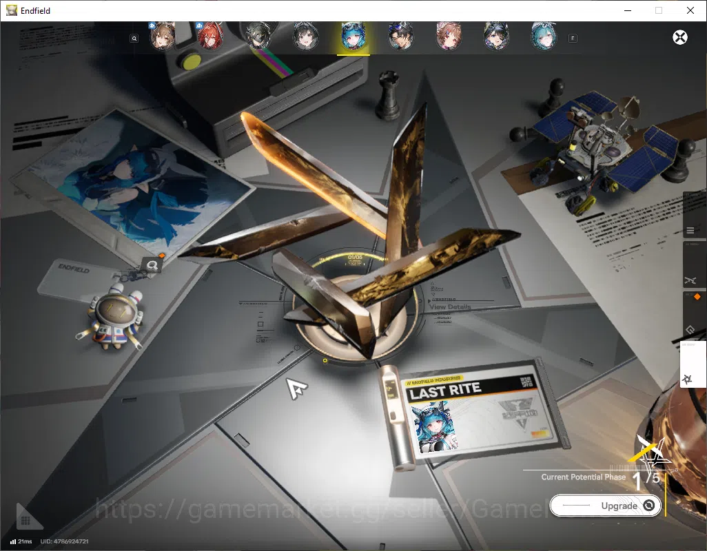 Arknights: Endfield Accounts ASIA|Lv45|6SSR(3Limited)+7(*6WP)|ZhuangFangyi,Gilb image 8