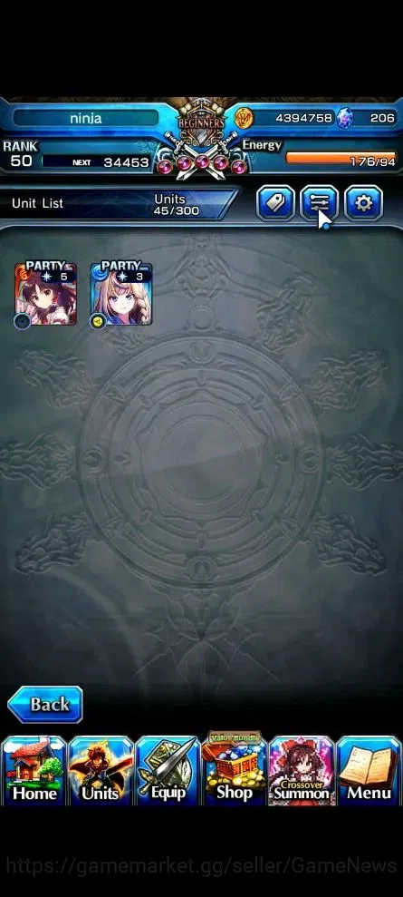 Grand Summoners Accounts Global|Rank 50|206 CC|2 Ascend+1 TW| [Reimu Hakure image 4