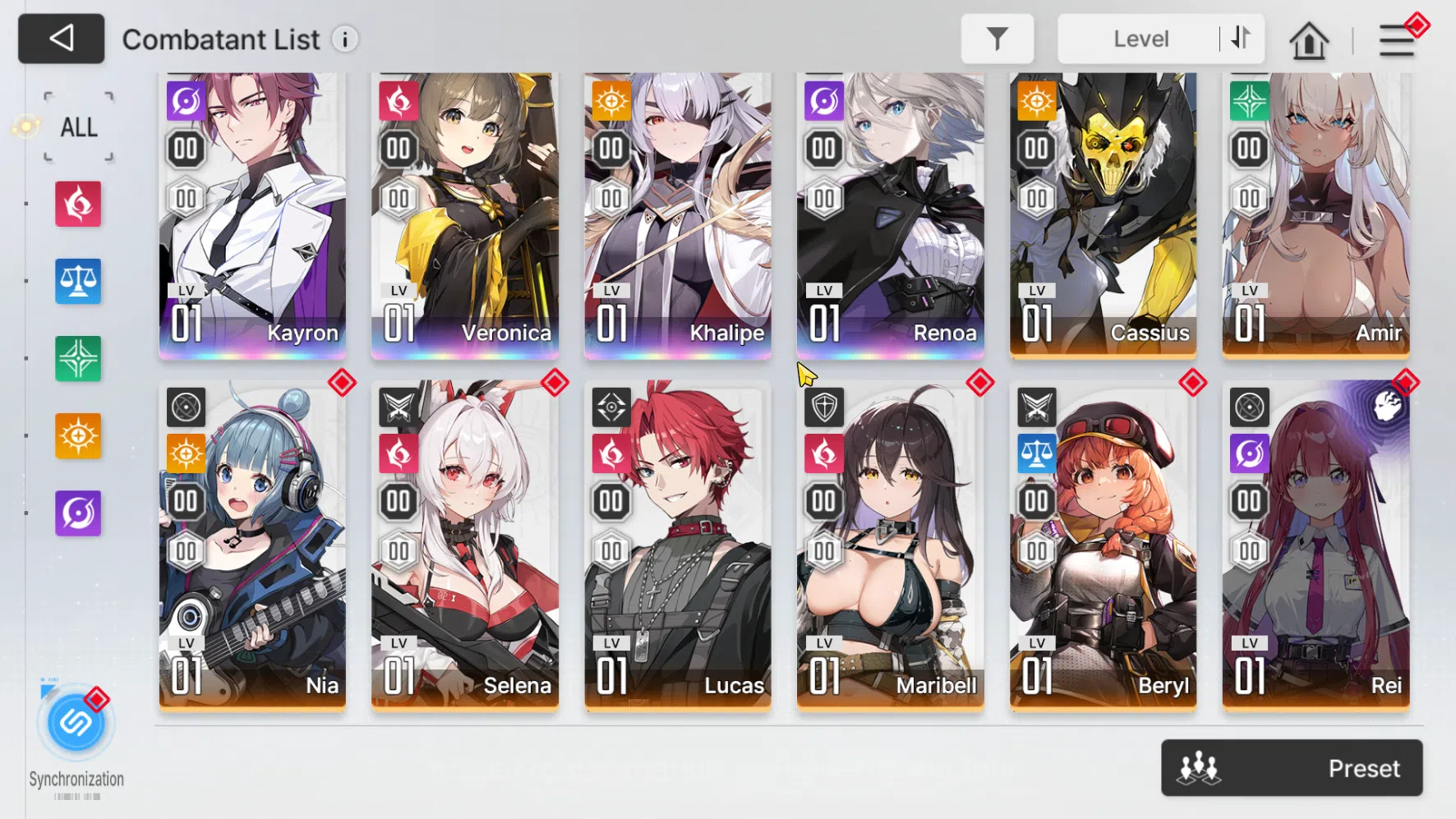 Chaos Zero Nightmare Accounts ASIA | Starter 7 Limit, Heidemarie E2. Narja, Haru image 14