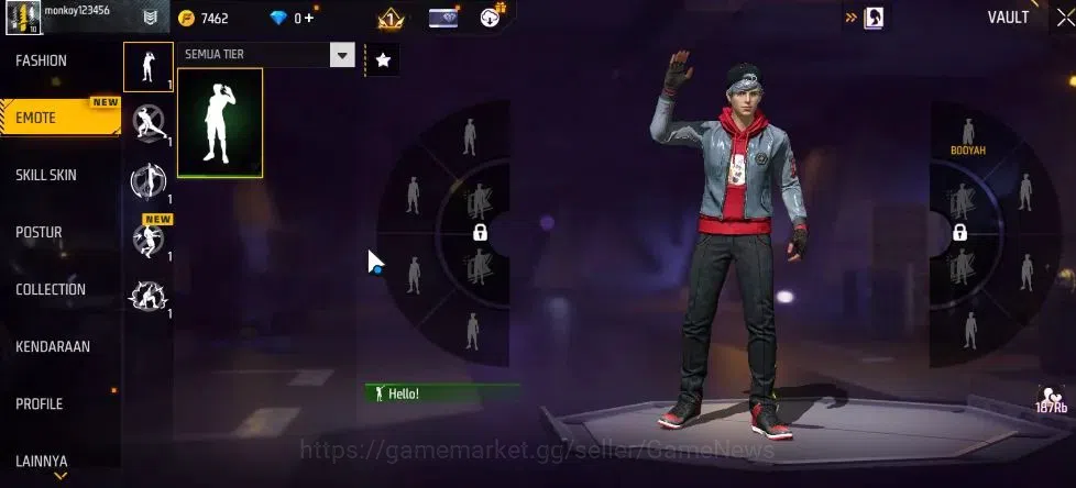 Free Fire Accounts Indonesia | Starter | MP40 Predatory Cobra Lv 2 |  image 6