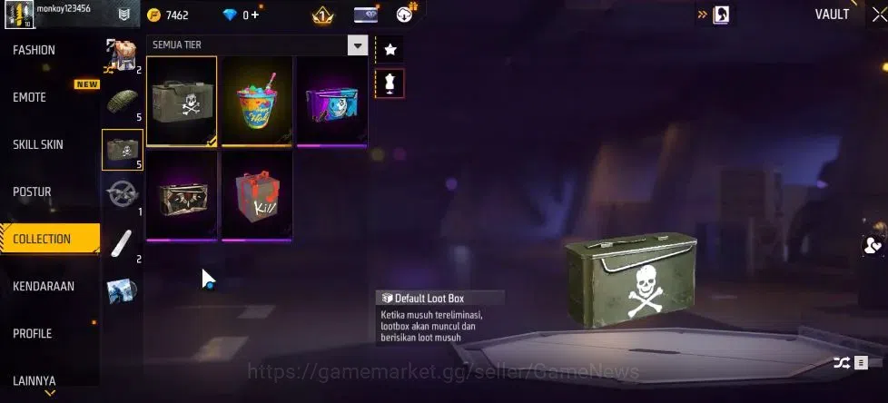 Free Fire Accounts Indonesia | Starter | MP40 Predatory Cobra Lv 2 |  image 8