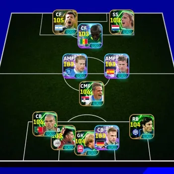 eFootball Accounts Mid-Tier FLASH SALE Kolektif 3221++ || 5 Coach Booster || Johan Cruyff X Dragan Stojkovic X Pepe X Neymar
