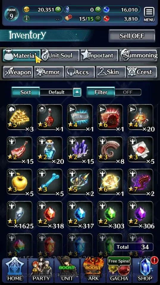 Last Cloudia Accounts Others GLOBAL|Rank 9|Starter|Top Tier Unit [Demon Lord Judecca-Samekh,Goddess Lilaha]| 8 SSR Ark|Code 7