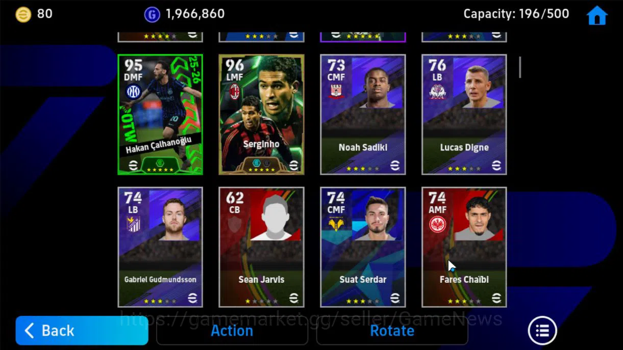 eFootball Accounts Mobile|Edged Crossing(Serginho),PhenomePass(Lothar image 2