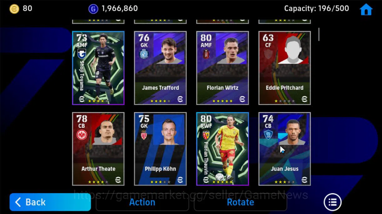eFootball Accounts Mobile|Edged Crossing(Serginho),PhenomePass(Lothar image 3