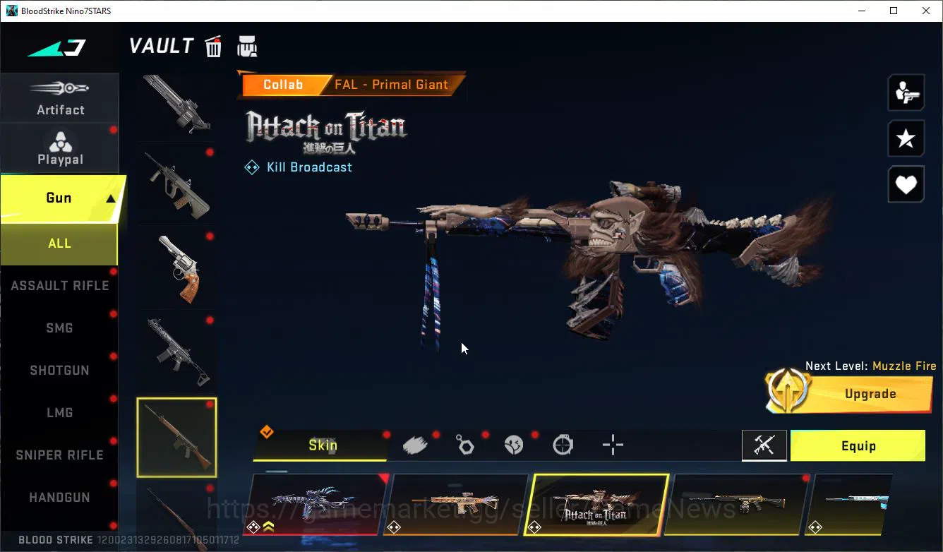 Blood Strike Accounts ASIA|Colab 7DS[AK47,Karl98,QBZ95],BLEACH[Lv3 UZI+M image 10