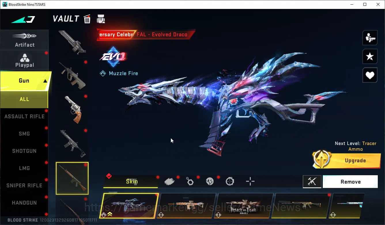 Blood Strike Accounts ASIA|Colab 7DS[AK47,Karl98,QBZ95],BLEACH[Lv3 UZI+M image 12