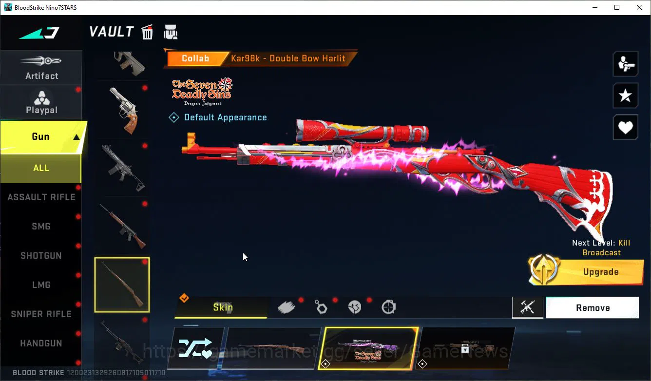 Blood Strike Accounts ASIA|Colab 7DS[AK47,Karl98,QBZ95],BLEACH[Lv3 UZI+M image 19