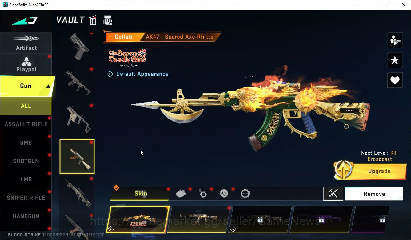Blood Strike Accounts ASIA|Colab 7DS[AK47,Karl98,QBZ95],BLEACH[Lv3 UZI+M image 20
