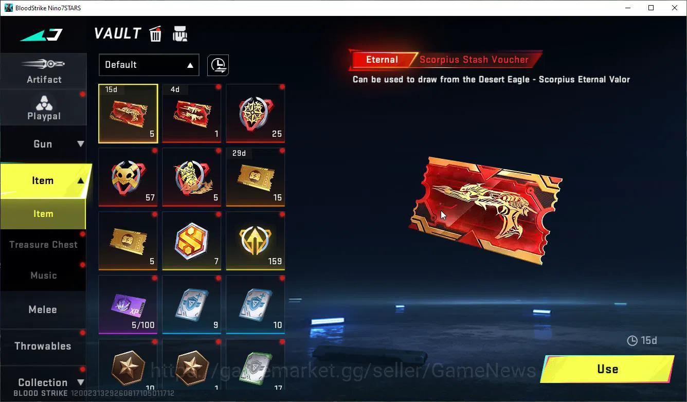 Blood Strike Accounts ASIA|Colab 7DS[AK47,Karl98,QBZ95],BLEACH[Lv3 UZI+M image 8