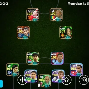 eFootball Accounts Legends & Iconic Players Mobile|PW 3212|K Kvaratskheila Big T,Hugo Ekitike Show T,Francesco Totti