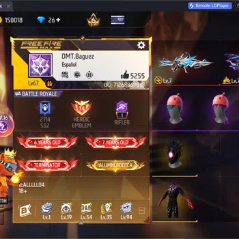 Free Fire Accounts Indonesia | 3 EVO (AK47 Lv7, XM8 Lv7, WOODPECKER Lv6) | 5 M1887 Skins |Any bundle Owned | Check SS FF893B