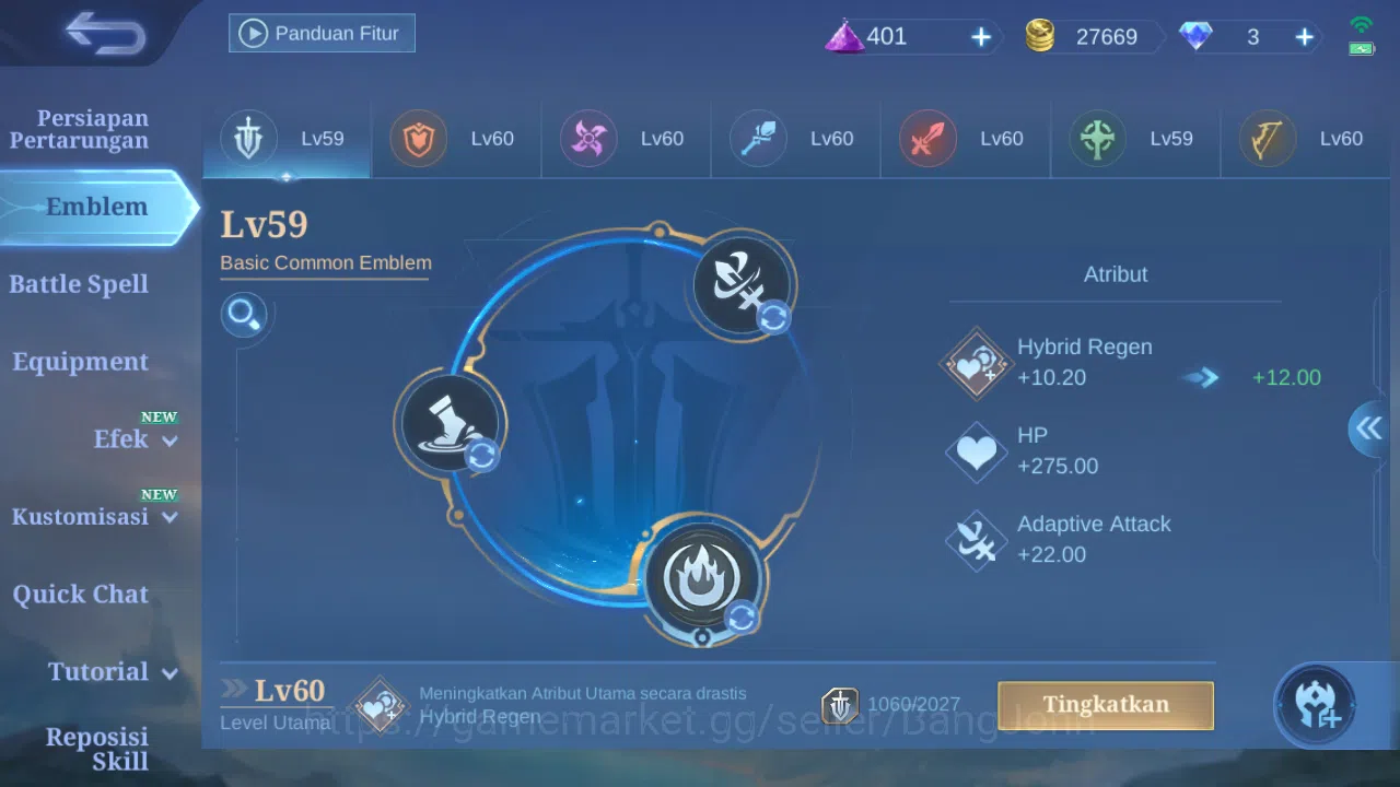 Mobile Legends: Bang Bang Accounts Hero 101 Skin 141 | KOF Karina | CC Natalia | Dtam image 11