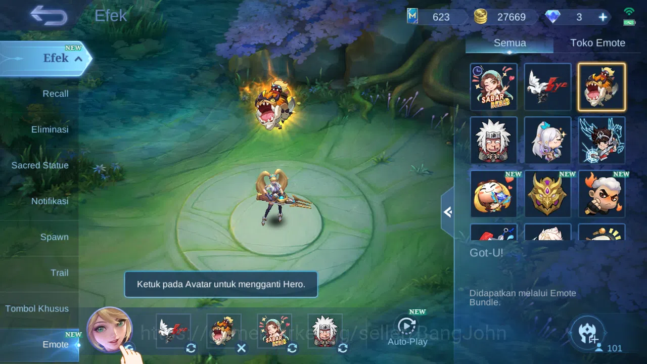 Mobile Legends: Bang Bang Accounts Hero 101 Skin 141 | KOF Karina | CC Natalia | Dtam image 13