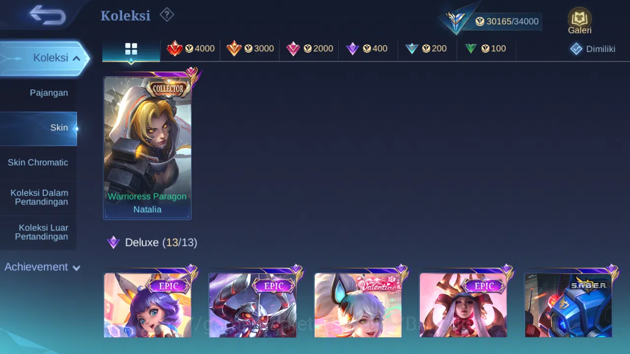 Mobile Legends: Bang Bang Accounts Hero 101 Skin 141 | KOF Karina | CC Natalia | Dtam image 3