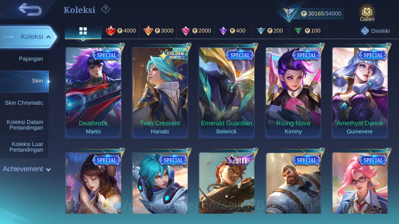 Mobile Legends: Bang Bang Accounts Hero 101 Skin 141 | KOF Karina | CC Natalia | Dtam image 9