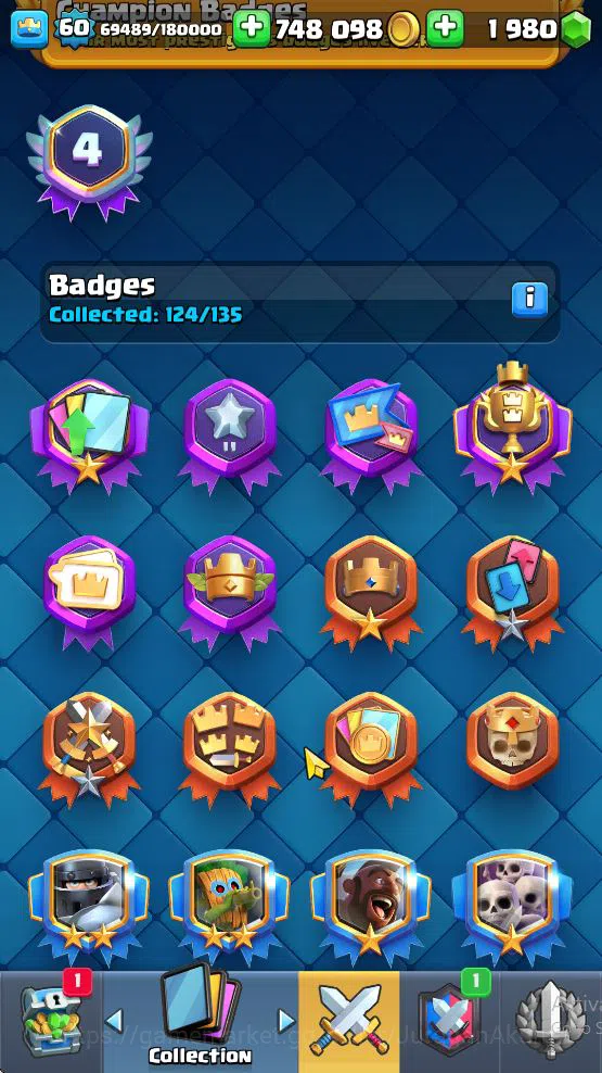 Clash Royale Accounts High-End Lvl 60|Trophy 10744|KTL 15|Limited Skin|Card 121| 1 Hero 9 EVO 8 Champ 21 Legendary 33 14