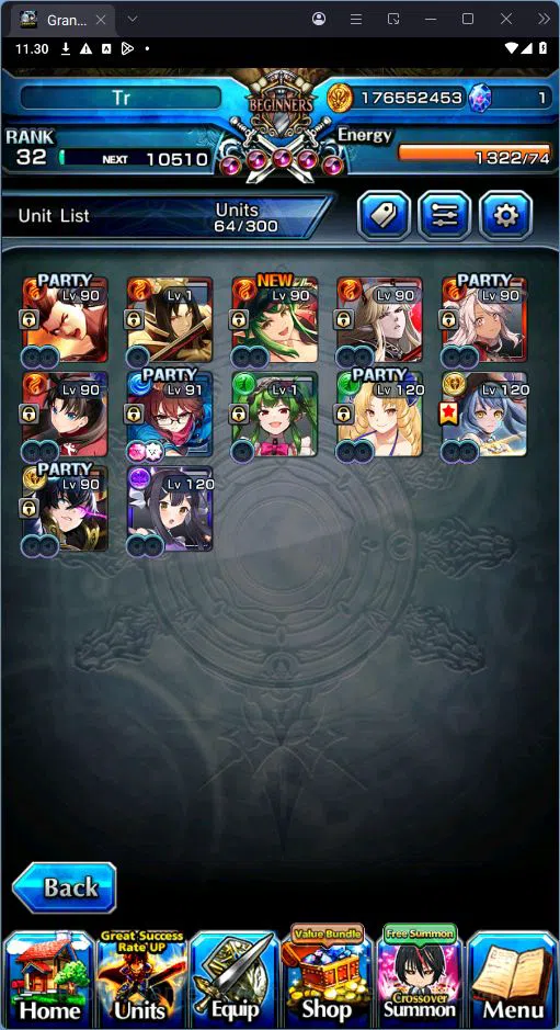 Grand Summoners Accounts [GLOBAL] Rank 32 | 12 Ascend | Luvia & Rin | Chloe image 3