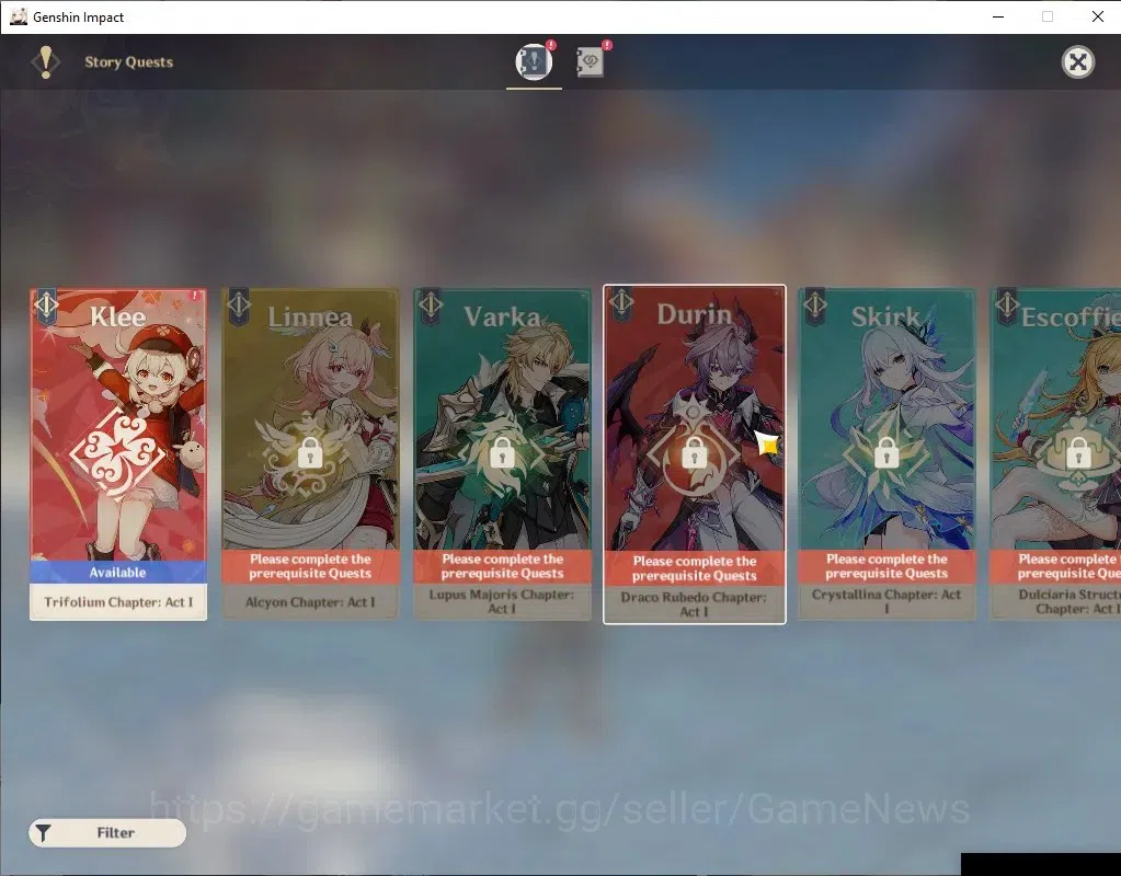 Genshin Impact Accounts ASIA|AR32|2Limited+1(*5Weapon)|Nicole,Varka|McMale image 13