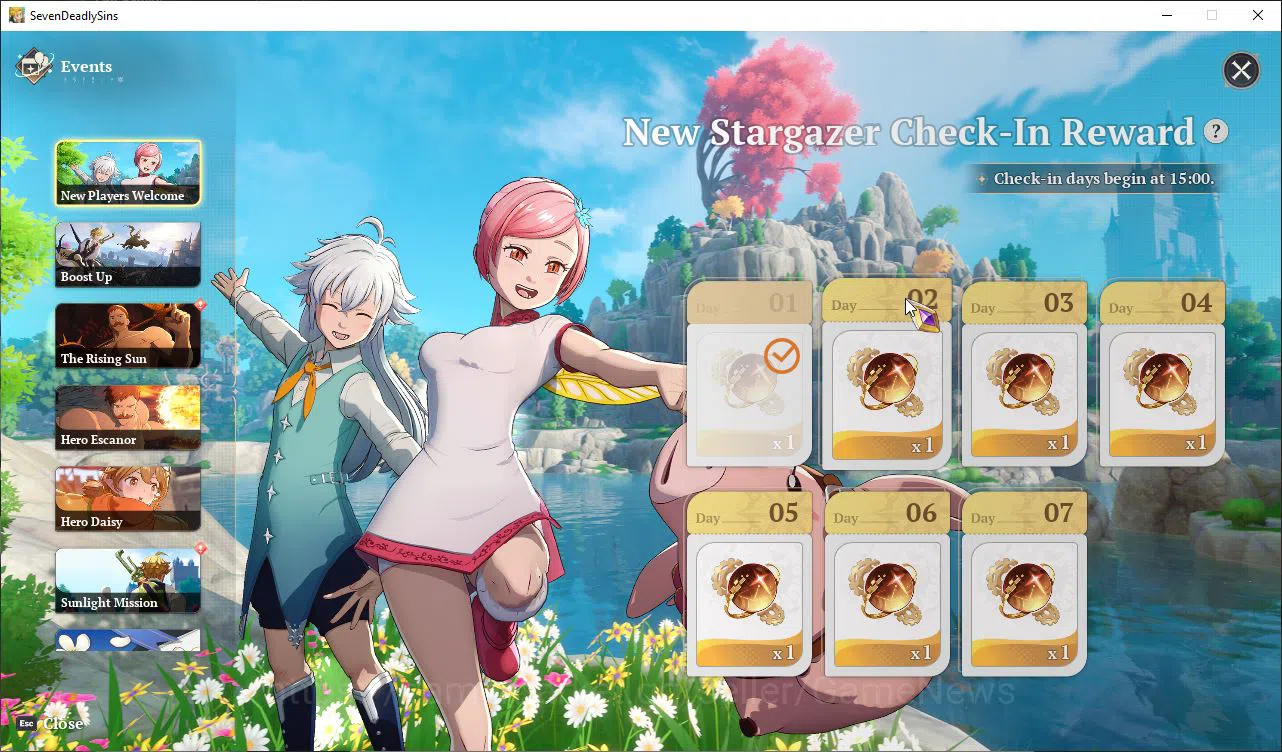 The Seven Deadly Sins: Origin Accounts NA WEST| Fresh Starter Lv 2 |2 SSR| Escanor, Guila image 5
