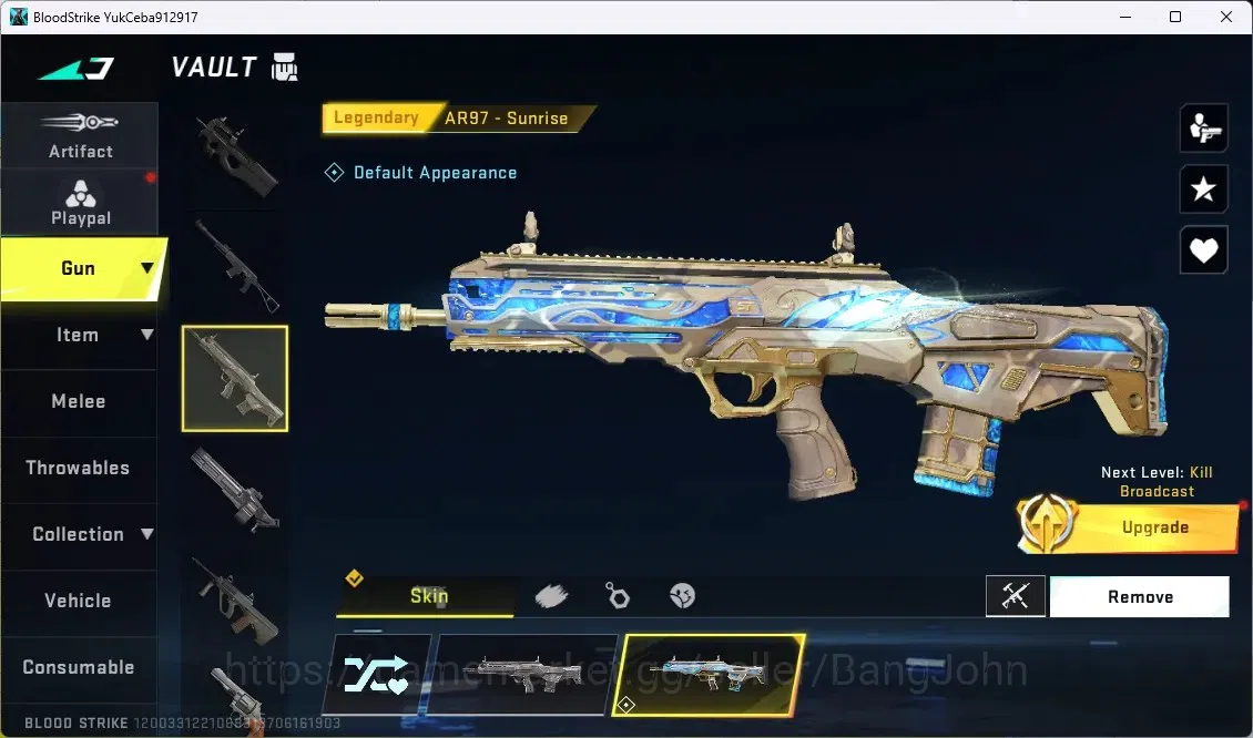 Blood Strike Accounts ASIA | 1 ULTRA MELEE: Talon Knife | 1 EVA MCX | 2  image 3