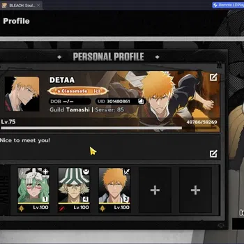 BLEACH: Soul Resonance Accounts Nuverse SEA|Lv 75|8 SSR + 6