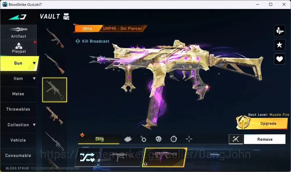Blood Strike Accounts ASIA |1 ULTRA MELEE: TALON KNIFE-SCYTHE|2 EVA|2 7D image 13