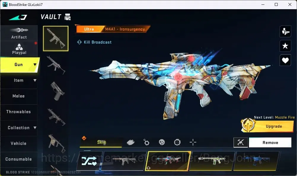 Blood Strike Accounts ASIA |1 ULTRA MELEE: TALON KNIFE-SCYTHE|2 EVA|2 7D image 2