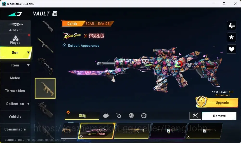Blood Strike Accounts ASIA |1 ULTRA MELEE: TALON KNIFE-SCYTHE|2 EVA|2 7D image 8