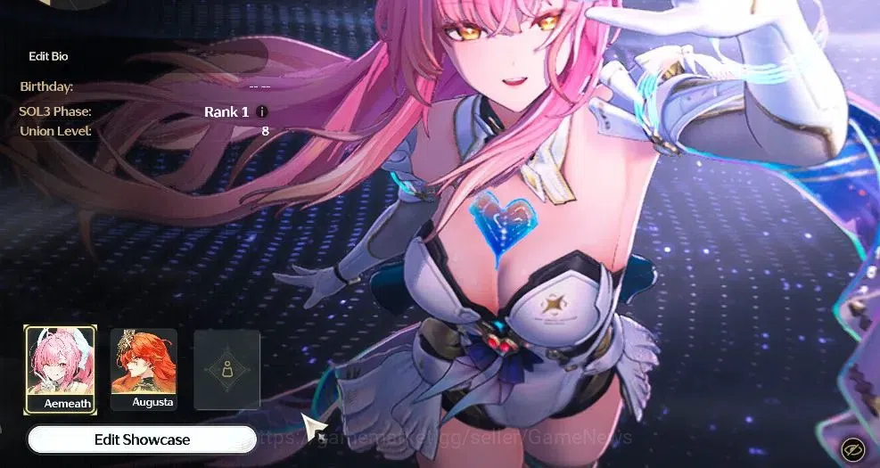 Wuthering Waves Accounts Starter SEA |UL 8|2 Limited| Augusta + Signature S2, Aemeath |DB Lvl 0|Prologue Low Explore|Male 1