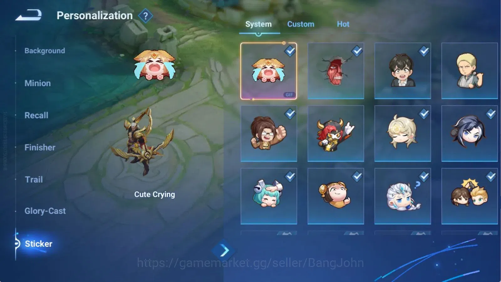 Honor of Kings Accounts Global | 33H 19S | PRECIOUS Jing Mikasa, AOT Mayen image 12