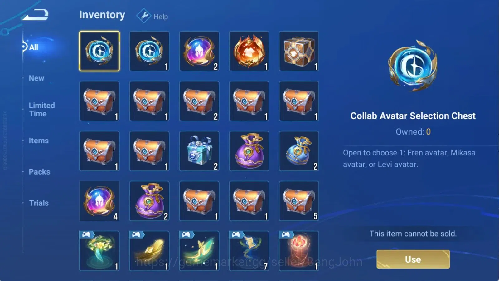 Honor of Kings Accounts Global | 33H 19S | PRECIOUS Jing Mikasa, AOT Mayen image 13