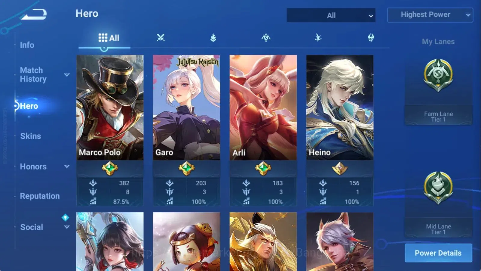 Honor of Kings Accounts Global | 33H 19S | PRECIOUS Jing Mikasa, AOT Mayen image 2