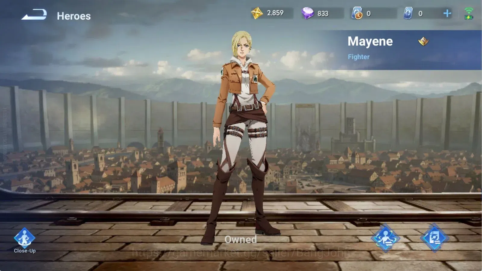 Honor of Kings Accounts Global | 33H 19S | PRECIOUS Jing Mikasa, AOT Mayen image 7