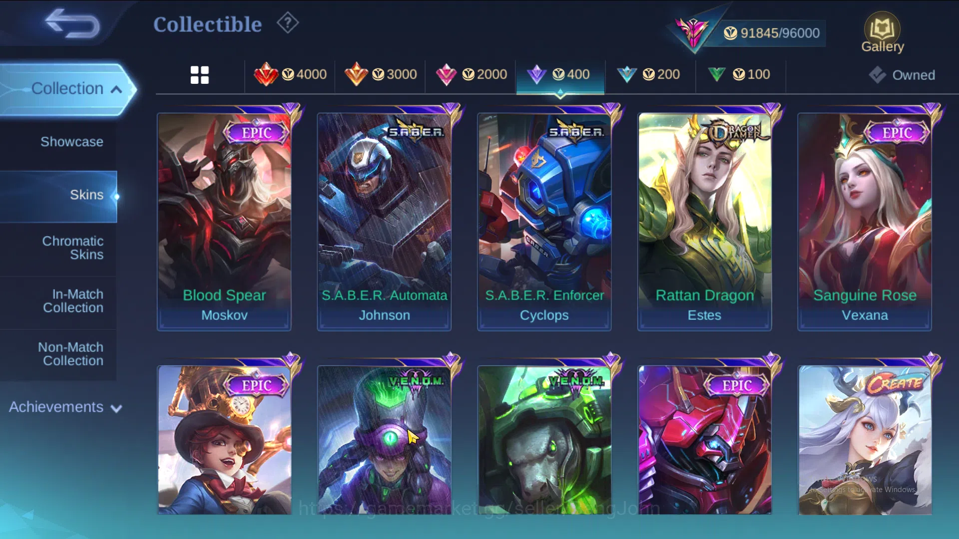 Mobile Legends: Bang Bang Accounts Hero 131 | Skin 329 | Sanrio Claude | MetroZero Ro image 10