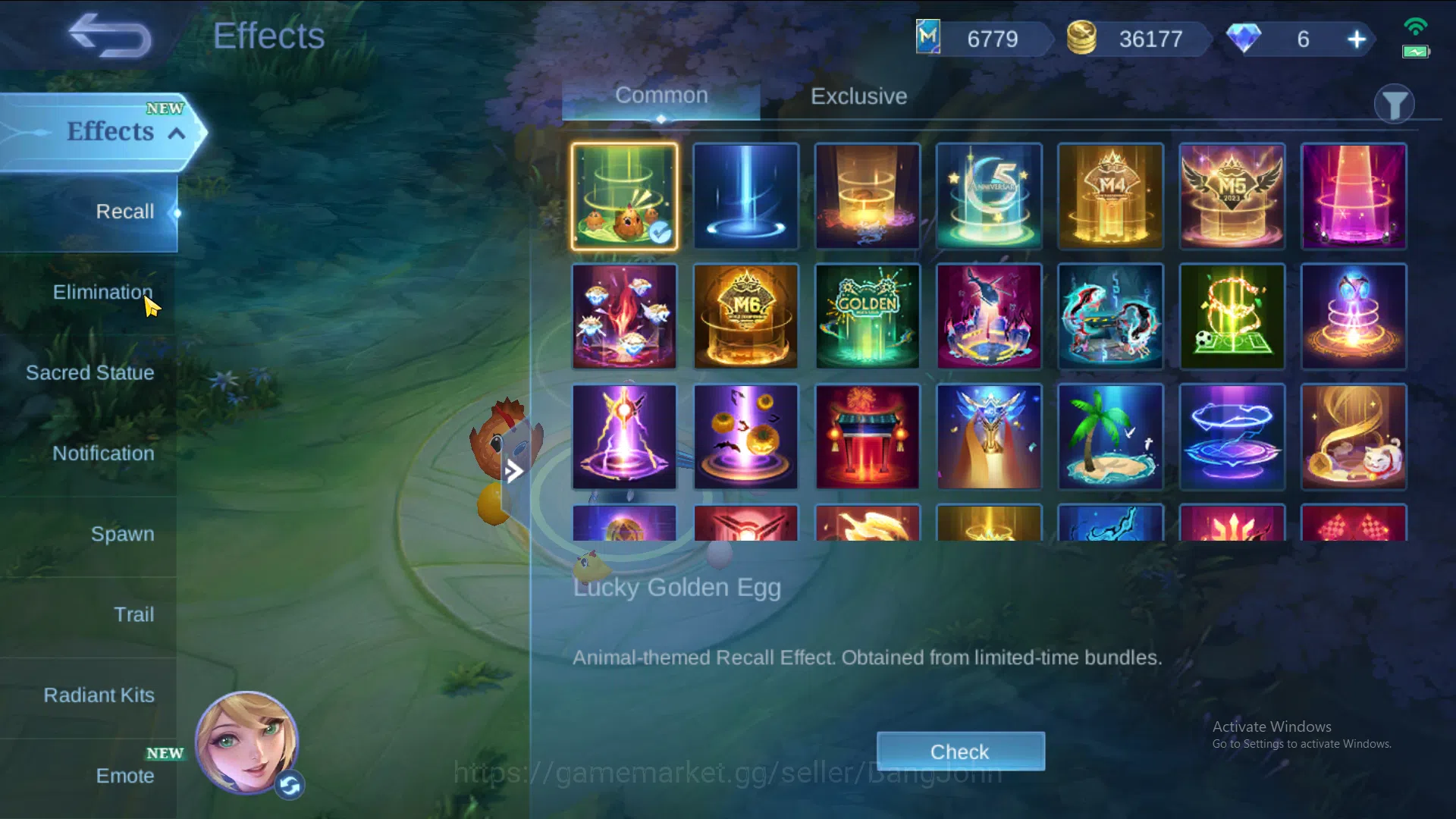 Mobile Legends: Bang Bang Accounts Hero 131 | Skin 329 | Sanrio Claude | MetroZero Ro image 5