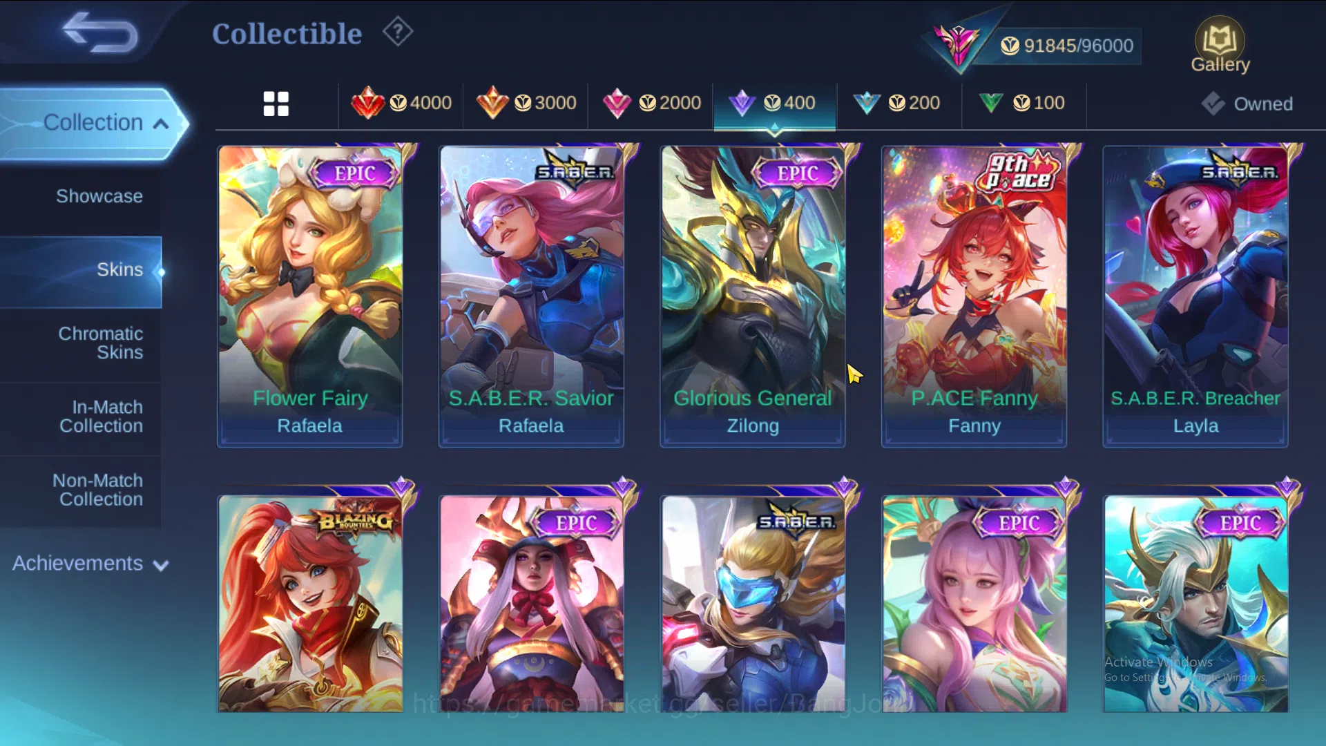 Mobile Legends: Bang Bang Accounts Hero 131 | Skin 329 | Sanrio Claude | MetroZero Ro image 9