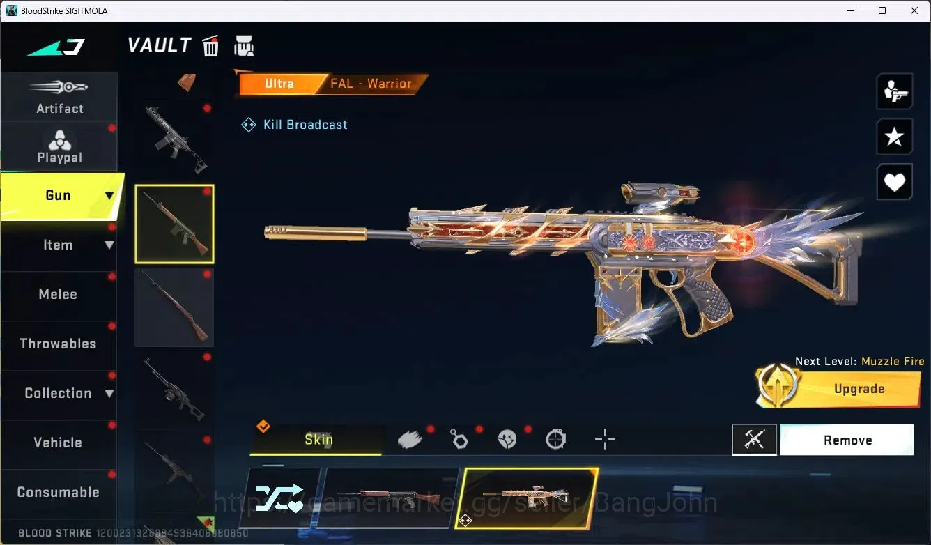 Blood Strike Accounts ASIA | ETERNAL: Desert Eagle-Scorpius | 2 Collab G image 14