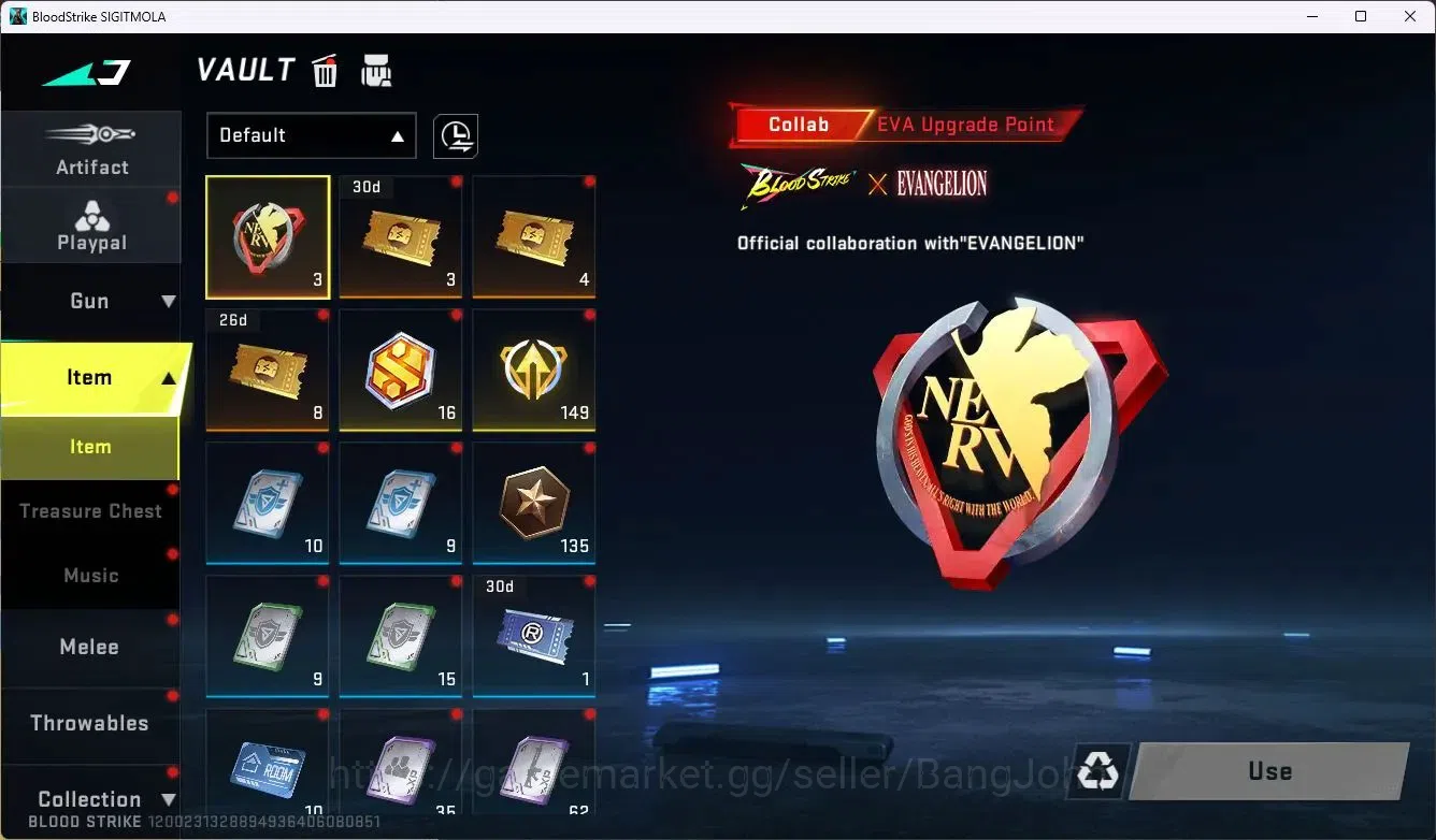 Blood Strike Accounts ASIA | ETERNAL: Desert Eagle-Scorpius | 2 Collab G image 18