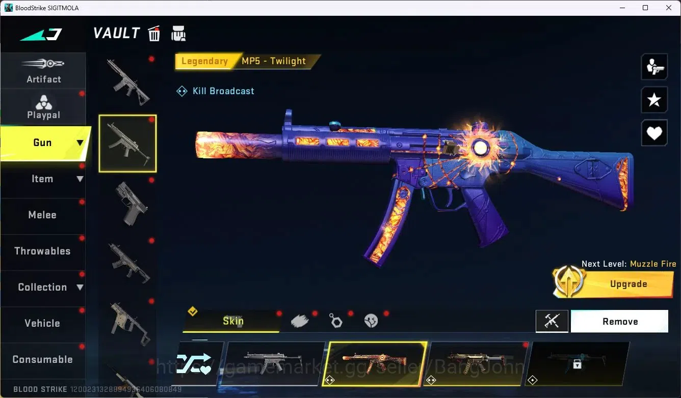 Blood Strike Accounts ASIA | ETERNAL: Desert Eagle-Scorpius | 2 Collab G image 3