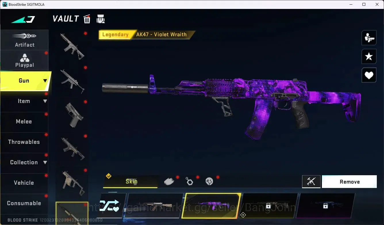 Blood Strike Accounts ASIA | ETERNAL: Desert Eagle-Scorpius | 2 Collab G image 5