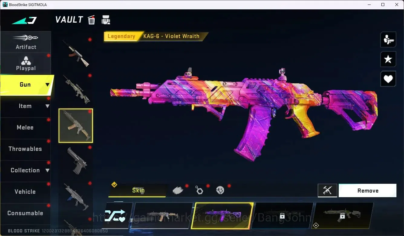 Blood Strike Accounts ASIA | ETERNAL: Desert Eagle-Scorpius | 2 Collab G image 7